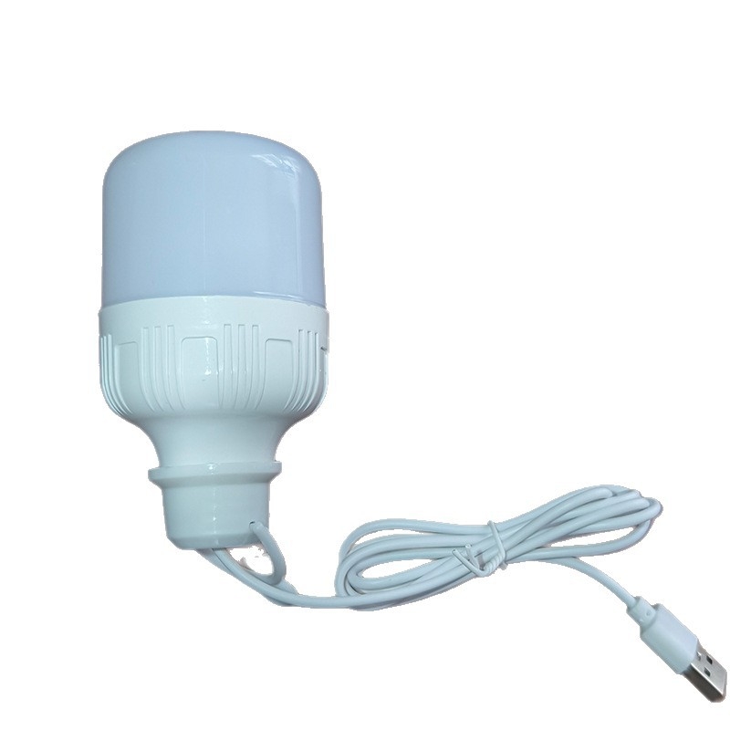 USB LED крушка, 5V ниско напрежение – къмпинг и нощна лампа