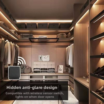 LED pásik so snímačom pohybu do skrinky, vstavaný lineárny LED pre kuchyňu a vitríny
