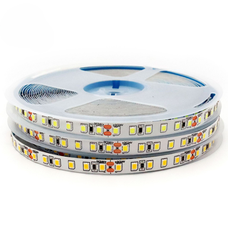 12V самозалепваща LED лента за вътрешно осветление, 24V таванска нисковолтовна линейна светлина, 2835 SMD