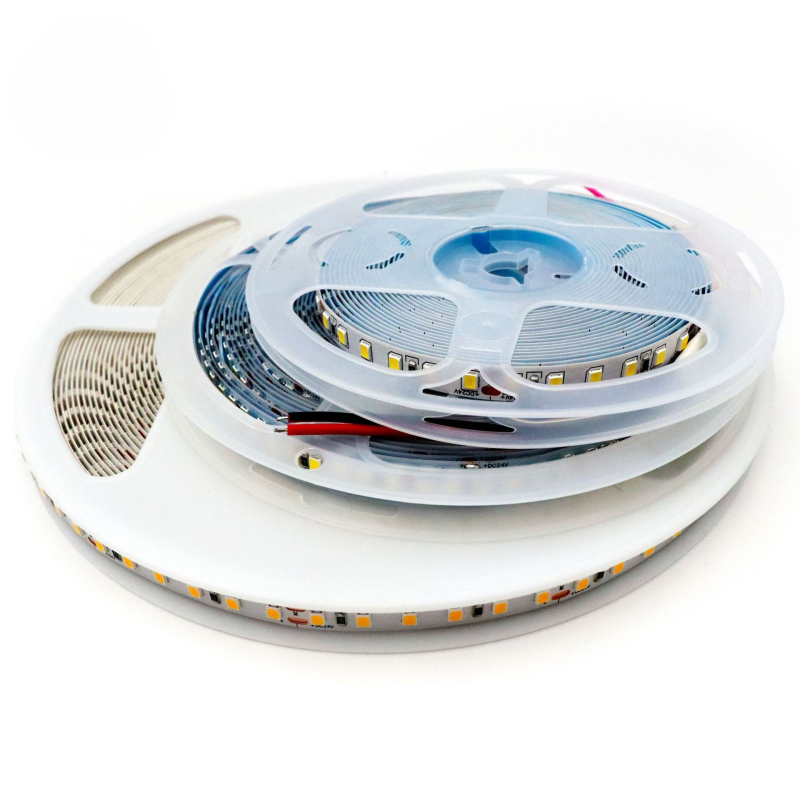 12V самозалепваща LED лента за вътрешно осветление, 24V таванска нисковолтовна линейна светлина, 2835 SMD