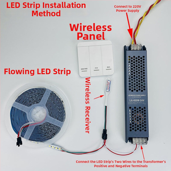 24V nízkonapäťový LED pásik s 2835 LED diódami, samolepiaci, vnútorné osvetlenie na svadby a do obývačiek