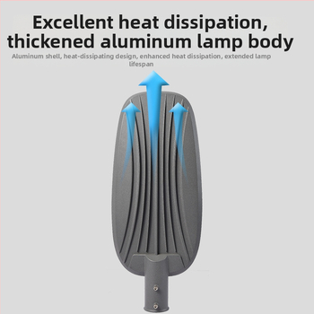 DOB γραμμικός LED φωτιστής δρόμου κεφαλή 200W, εξωτερικός φωτισμός υψηλής ισχύος, 13000 lm, 6000–6500K, IP65, γωνία δέσμης 120°, αλουμινένιο περίβλημα