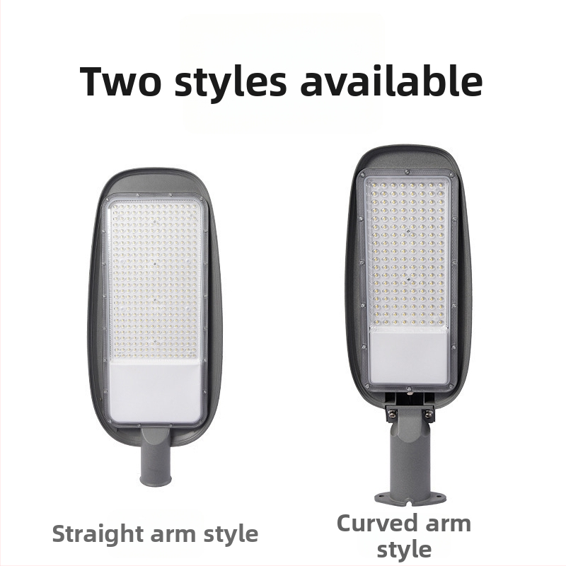 DOB γραμμικός LED φωτιστής δρόμου κεφαλή 200W, εξωτερικός φωτισμός υψηλής ισχύος, 13000 lm, 6000–6500K, IP65, γωνία δέσμης 120°, αλουμινένιο περίβλημα