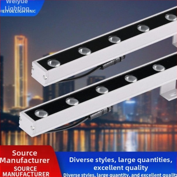 Εξωτερικό LED wall washer για κτίρια ξενοδοχείων — διακοσμητικός φωτισμός όψεων, φωτισμός τοπίου και προβολή στον τοίχο