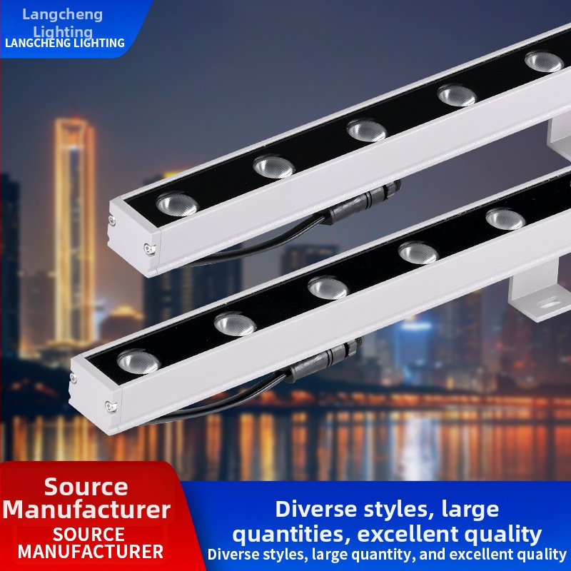 Εξωτερικό LED wall washer για κτίρια ξενοδοχείων — διακοσμητικός φωτισμός όψεων, φωτισμός τοπίου και προβολή στον τοίχο