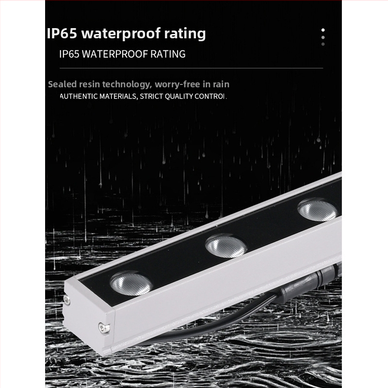 Εξωτερικό LED wall washer για κτίρια ξενοδοχείων — διακοσμητικός φωτισμός όψεων, φωτισμός τοπίου και προβολή στον τοίχο