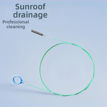 Čistič odtokových otvorov strešného okna s kefkou na čistenie potrubia