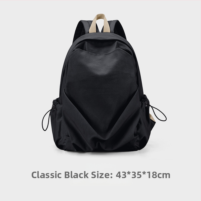Dámsky módny batoh s veľkou kapacitou, školská taška pre študentky, ležérny mestský štýl, nylon, 20–35 l, zmestí sa na 14-palcový notebook