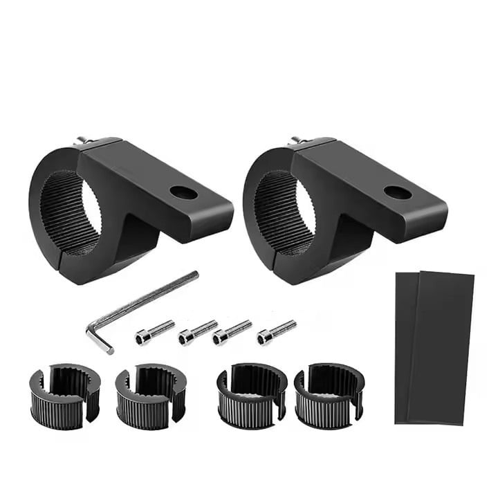 Vanjski nosač LED svjetla za motor s aluminijskim držačem cijevi (0.75/1.0/1.25 in)