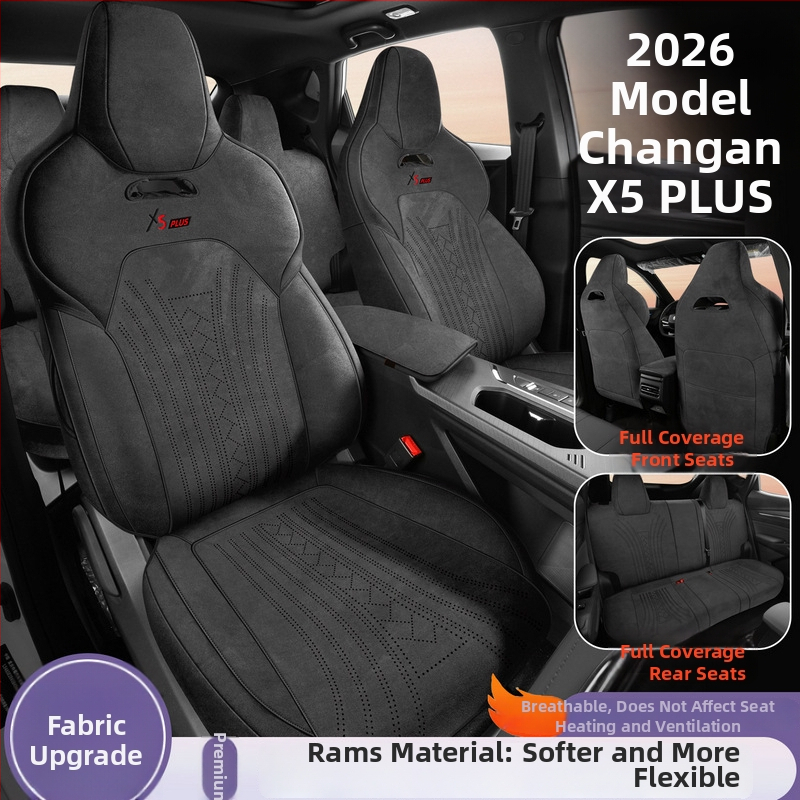 26 modelov pre Changan X5Plus: Semišové poťahy na celé autosedačky, celoročné univerzálne poťahy na sedadlá Rams