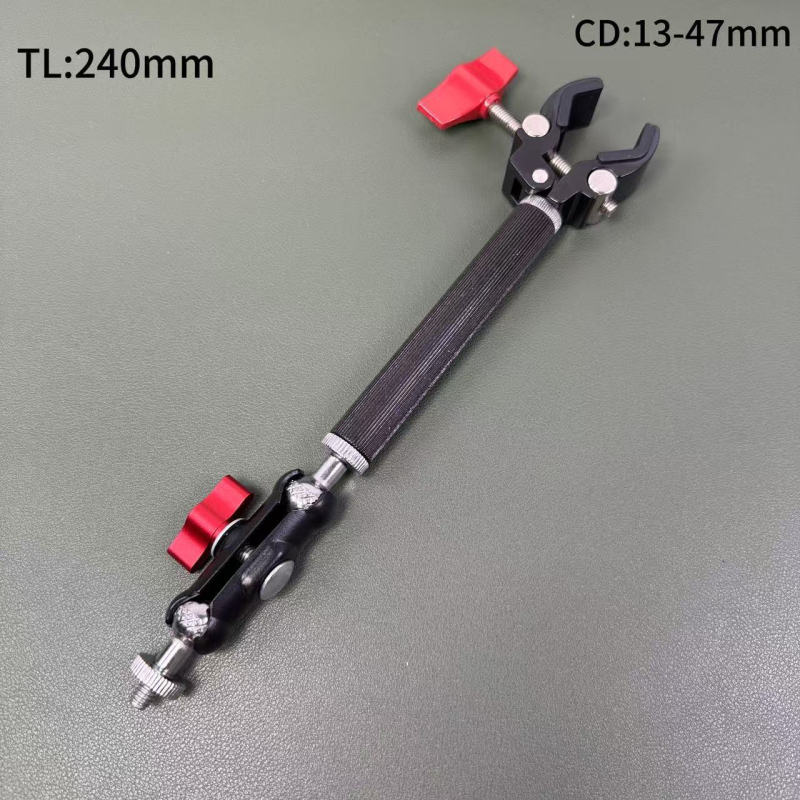 Držač za motocikl DJI 360 akcijska kamera s kliještom i aluminijskim produžnim štapom