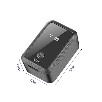 GF09 локатор за автомобил – GPS проследяване, анти загубване, възпроизвеждане на траекторията, аларма