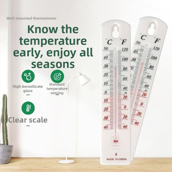 Domáci termohygrometer s vnútorným vlhkomerom a vysoko presným teplomerom pre poľnohospodárstvo, skleníky a chov.