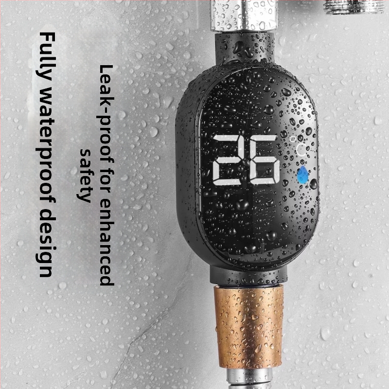 Teplomer do sprchy s LED displejom pre detskú kúpeľňu – univerzálny regulátor teploty batérie