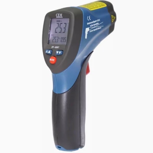 Huashengchang DT-8861 Υπέρυθρο θερμόμετρο, 50–550°C, Διπλό λέιζερ