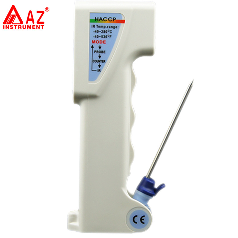 Hengxin AZ-8838 Υπέρυθρο θερμόμετρο για τρόφιμα και βιομηχανική χρήση, με υψηλής ακρίβειας κεφαλή μέτρησης