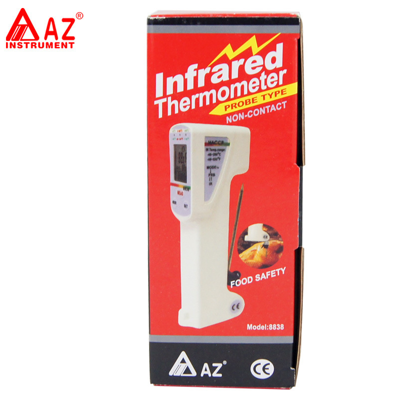 Hengxin AZ-8838 Υπέρυθρο θερμόμετρο για τρόφιμα και βιομηχανική χρήση, με υψηλής ακρίβειας κεφαλή μέτρησης