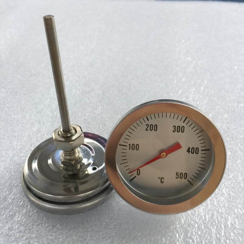 Θερμόμετρο φούρνου 52 mm, από ανοξείδωτο αμφίμετρο, μπάρμπεκιου θερμόμετρο