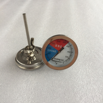 Θερμόμετρο φούρνου, 52 mm, ανοξείδωτο ατσάλι, βιμεταλλικό θερμόμετρο μπάρμπεκιου