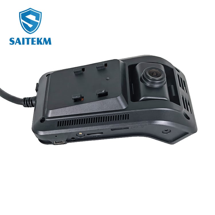 Saitmei ADAS HD dash cam διπλού καναλιού αυτοκινήτου με εμπρόσθια και εσωτερική κάμερα, ανίχνευση κόπωσης, ευρυγώνια παρακολούθηση