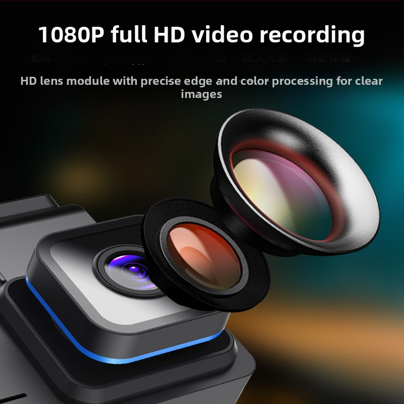 Nová 3,0-palcová palubná kamera s dvoma objektívmi, nahrávaním vpredu aj vzadu v rozlíšení 1080p, cúvacím obrazom, širokouhlým záberom 170°, Wi-Fi, clonou F2.0 a 3,0-palcovým LCD displejom