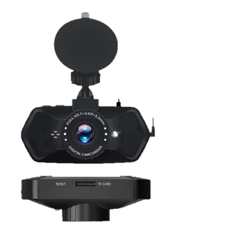 Dash Cam με διπλό φακό, εμπρός και πίσω κάμερα, 1080p, νυχτερινή όραση, 140° ευρυγώνιο, εικόνα οπισθοπορείας
