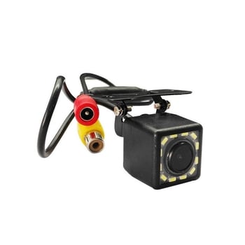 12V παγκόσμια κάμερα οπισθοπορείας με HD νυχτερινή όραση και φωτισμό LED 12 για οχήματα