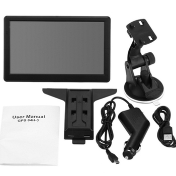 GPS navigacijski 7 inča s HD zaslonom, za automobile, USB sučelje, FM radio, 4GB pohrane, Windows