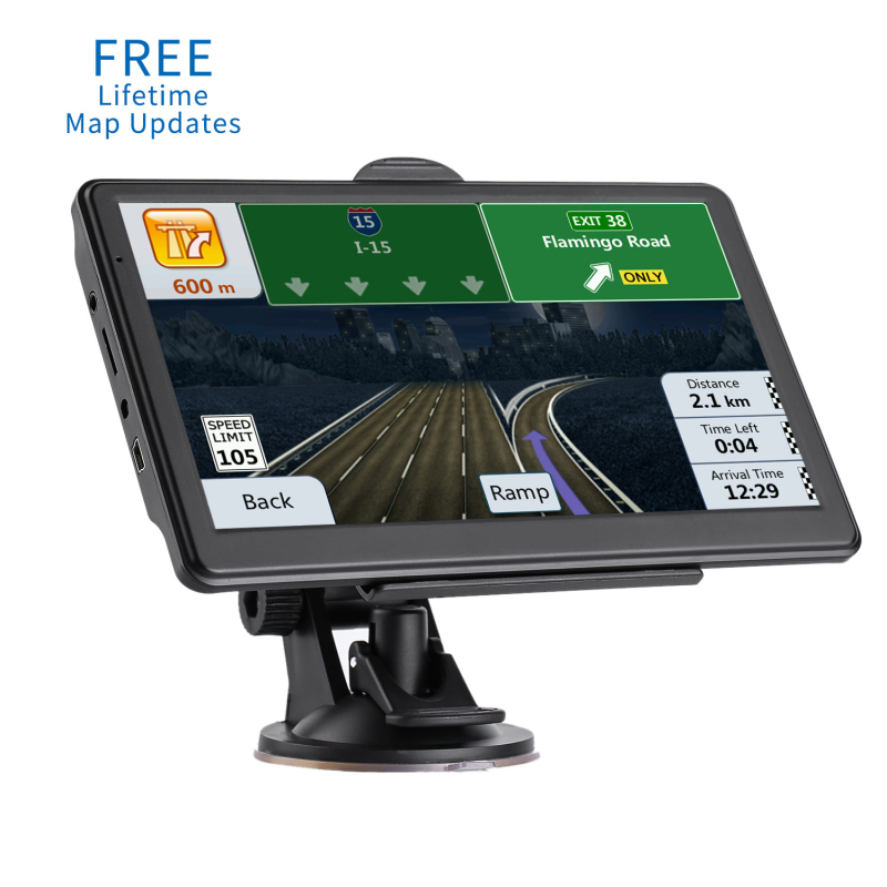 GPS navigacijski 7 inča s HD zaslonom, za automobile, USB sučelje, FM radio, 4GB pohrane, Windows