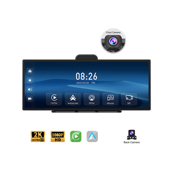 Κάμερα οδήγησης 10,25 ιντσών με πλοήγηση CarPlay и φορητή οθόνη — HD καταγραφή