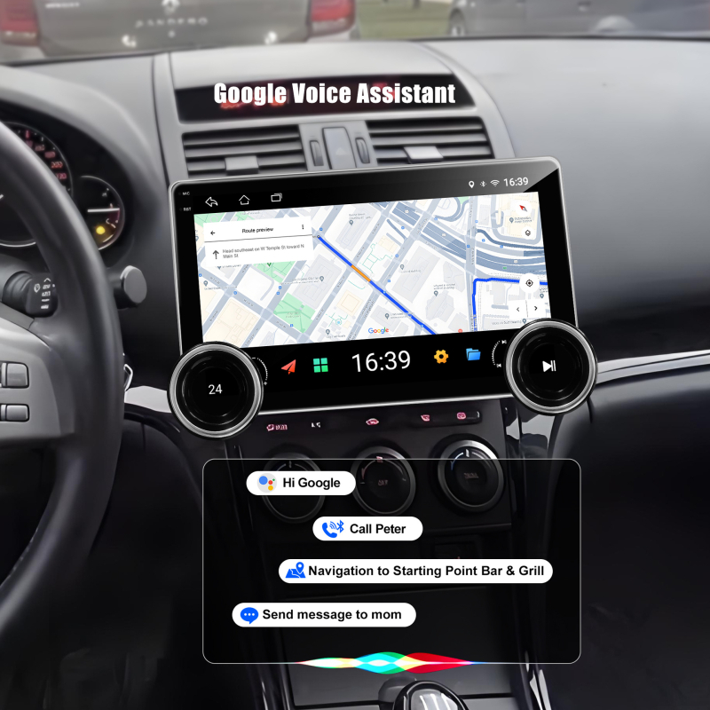 10,1-inčni Android navigacijski sustav za auto s MP5 playerom, bežičnim CarPlayem i dvostrukim knobom