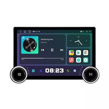 Android πλοήγηση αυτοκινήτου 10,1 ιντσών με διπλό περιστροφικό κουμπί, Bluetooth και CarPlay, καθολική συμβατότητα