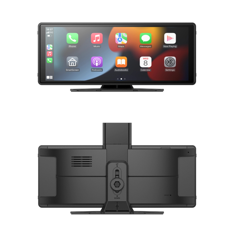 10,26-inčni prijenosni auto zaslon s navigacijom, DVR, stražnja kamera, bežični Bluetooth CarPlay