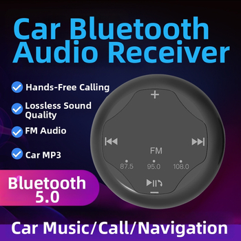 Bluetooth prijímač do auta, MP3 prehrávač, Bluetooth adaptér, handsfree volanie, navigácia a hudba, Bluetooth 5.0