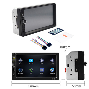 7018B 7-inčni CarPlay zaslon s kabelskom navigacijom i MP5 Bluetooth playerom te stražnjom kamerom