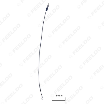 50 cm auto antena za radio, univerzalna FM antena za DVD/CD audio player, dizajn mišji rep