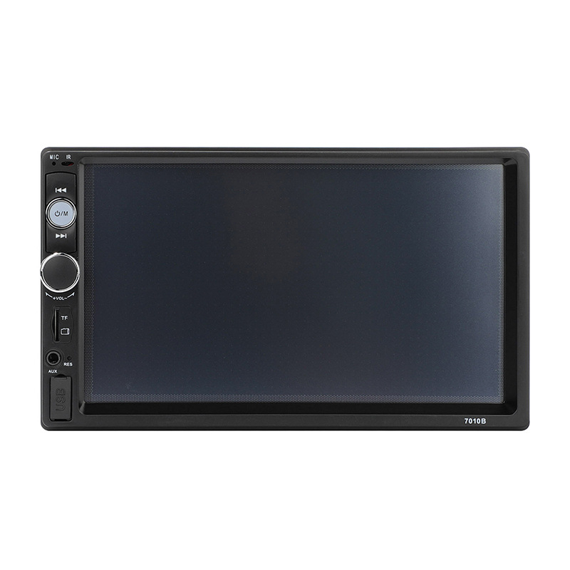 7 ιντσών οθόνη HD αυτοκινήτου με MP5 player και πλοήγηση — όλα σε ένα, υποστηρίζει κάμερα οπισθοπορείας και Bluetooth για κλήσεις.