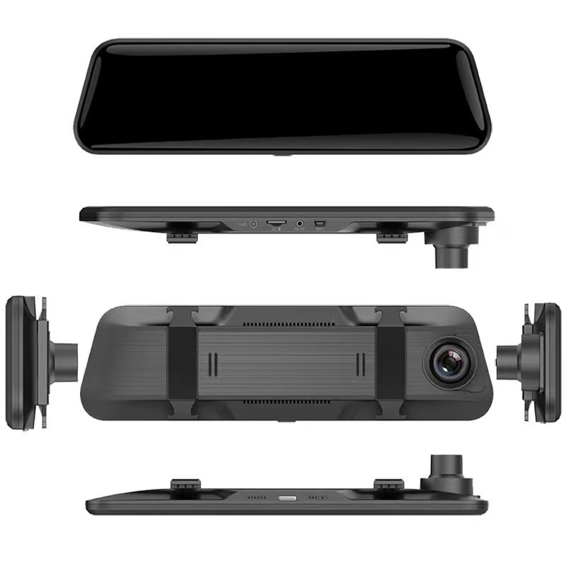 Dash cam με μεγάλη οθόνη 10 ιντσών, Wi‑Fi, διπλή καταγραφή μπροστά και πίσω, HD εικόνα με αντίστροφη προβολή
