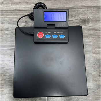 Ηλεκτρονική ζυγαριά δεμάτων, 50 kg χωρητικότητα, συμπαγής πλατφόρμα μέτρησης