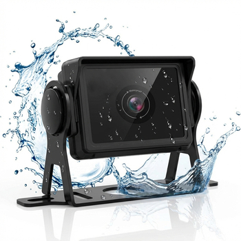 Αδιάβροχη HD κάμερα για αριστερό και δεξί τυφλό σημείο, καταγραφικό για φορτηγά και εμπορευματικά οχήματα, εικόνα αντίστροφης όψης, IPC αναλογικό AHD τετρακαναλική παρακολούθηση