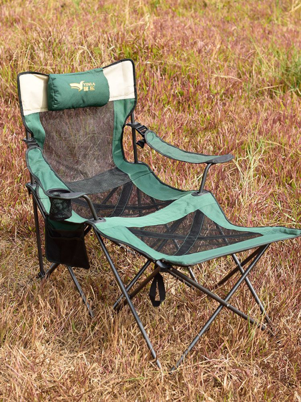 Vanjska sklopiva ležaljka s hexagonalnim dizajnom, kamping oprema, park za piknik, prijenosna kamping stolica