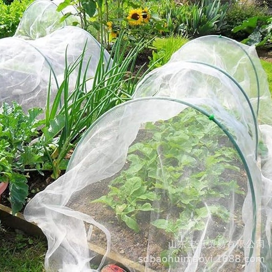Plasă din nylon anti-păsări pentru sere și grădini, decupabilă, protecție împotriva insectelor