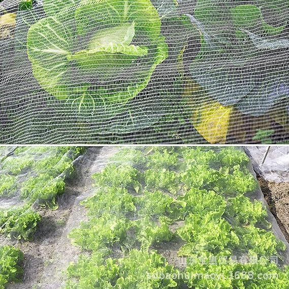 Plasă din nylon anti-păsări pentru sere și grădini, decupabilă, protecție împotriva insectelor