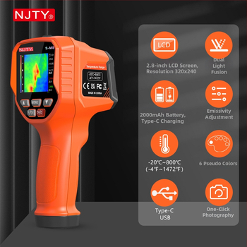 Infračervená termokamera na meranie teploty a detekciu únikov, nástroj na opravu elektrických porúch na základných doskách