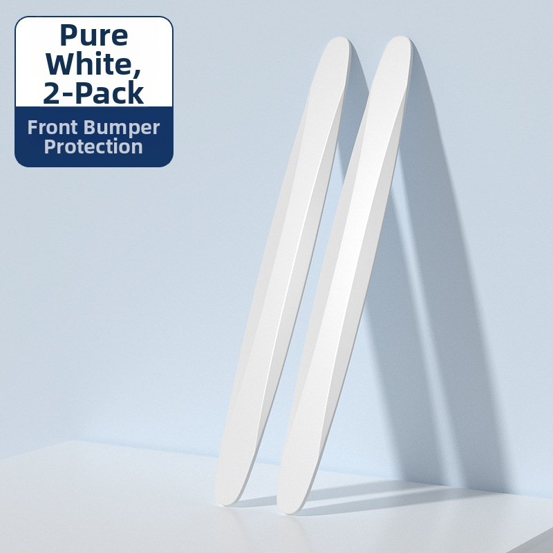 Čierne PU ochranné lišty na nárazník pre predný a zadný nárazník, ochrana proti poškriabaniu, 400 × 50 × 9 mm, model SIII