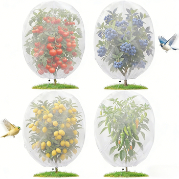 Husă antiinsecte cu sfoară pentru plante, plasă de seră pentru pomi fructiferi, grădină cu afine și arbuști, plasă împotriva păsărilor