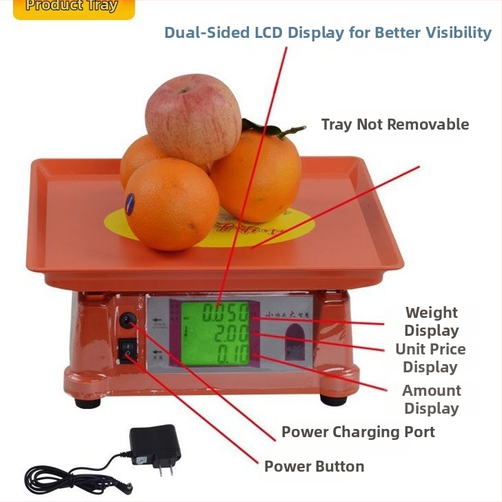 Digitálna kuchynská váha Little Master 30 kg — Presná plošinová váha na ovocie