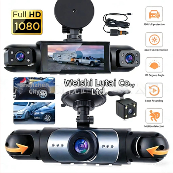Palubná kamera Y108 so štyrmi objektívmi, prednou, ľavou, pravou a zadnou kamerou s rozlíšením 1080p a obrazom z cúvania
