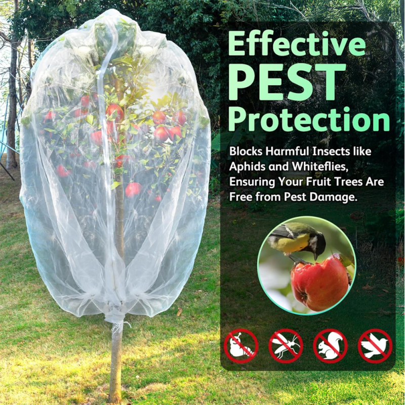 Plasă insecte pentru grădină – protecție pentru plante și legume, barieră împotriva păsărilor și țânțarilor