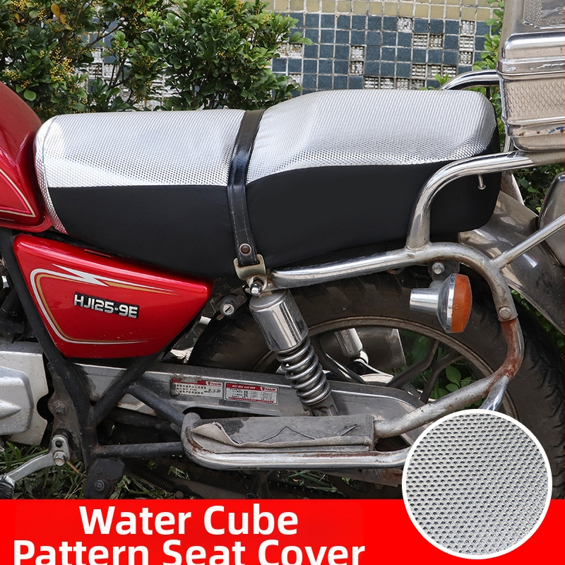 Poťah na sedadlo motocykla pre GN125 Haojue HJ125-8 Suzuki Prince, PVC polyester, celoročný, vodeodolný, odolný voči opotrebovaniu.